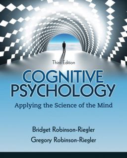 Cognitive Psychology Applying the Science of the Mind 3rd 9780205033645 Front Cover
