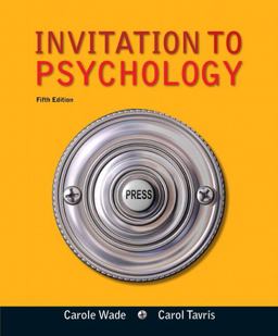 Invitation to Psychology 5th 9780205035199 Front Cover