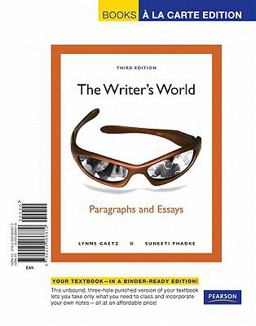 The Writer's World The Writer's World
