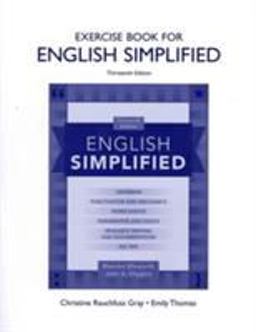 Exercise Book for English Simplified 13th 9780205074822 Front Cover