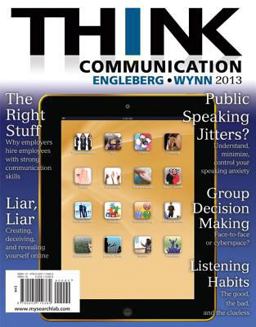 THINK Communication 2nd 9780205110384 Front Cover