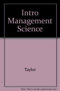 Introduction to Management Science