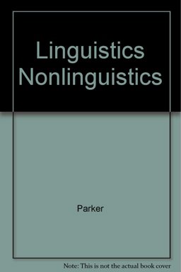 Linguistics for Non-Linguists