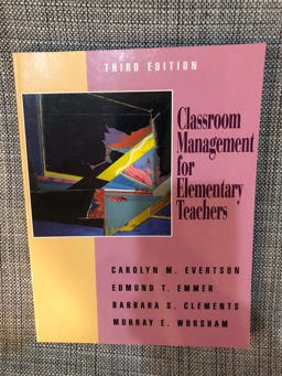 Classroom Management for Elementary Teachers
