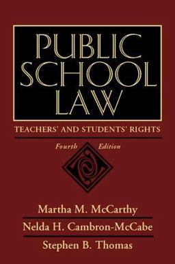 Public School Law Teachers' and Students' Rights 4th 9780205166763 Front Cover
