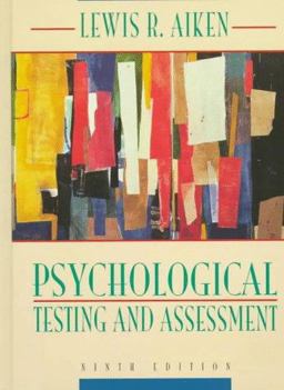 Psychological Testing and Assessment 9th 9780205186792 Front Cover
