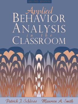 Applied Behavior Analysis in the Classroom 2nd 9780205196838 Front Cover