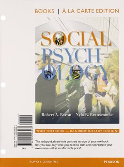Social Psychology, Books a la Carte Edition 13th 9780205206261 Front Cover