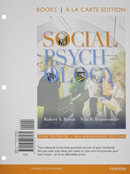Social Psychology 13th 9780205206285 Front Cover