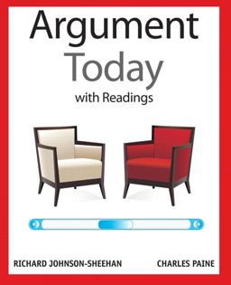 Argument Today with Readings  9780205209675 Front Cover