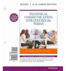 Technical Communication Strategies for Today, Books a la Carte Edition  9780205238675 Front Cover