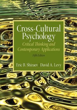 Cross-Cultural Psychology Critical Thinking and Contemporary Applications 5th 9780205253234 Front Cover
