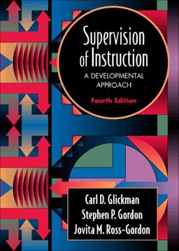 Supervision of Instruction 4th 9780205272273 Front Cover