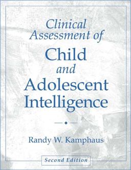 Clinical Assessment of Child and Adolescent Intelligence, 2nd Edition 2nd 9780205280322 Front Cover