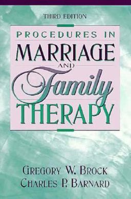 Procedures in Marriage and Family Therapy 3rd 9780205287826 Front Cover