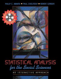 Statistical Analysis for the Social Sciences