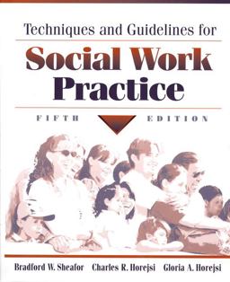 Techniques and Guidelines for Social Work Practice 5th 9780205295555 Front Cover