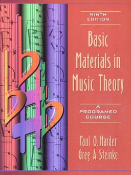 Basic Materials in Music Theory A Programmed Course 9th 9780205295845 Front Cover