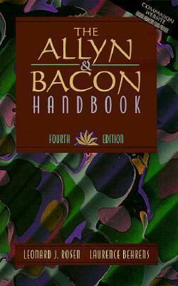 Allyn and Bacon Handbook Allyn and Bacon Handbook