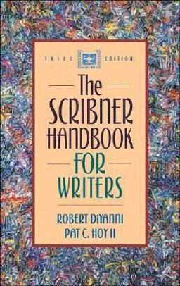 Scribner Handbook for Writers 3rd 9780205319817 Front Cover