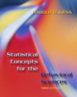 Statistical Concepts for the Behavioral Sciences 3rd 9780205332915 Front Cover