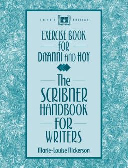 The Scribner Handbook for Writers