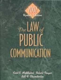 The Law of Public Communication