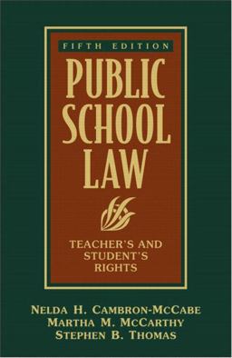 Public School Law Teacher's and Student's Rights 5th 9780205352166 Front Cover
