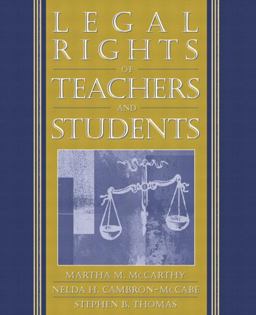 Legal Rights of Teachers and Students  9780205354498 Front Cover