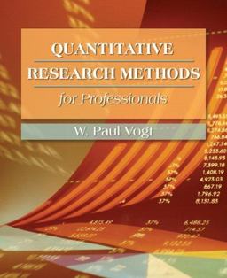 Quantitative Research Methods for Professionals in Education and Other Fields  9780205359134 Front Cover