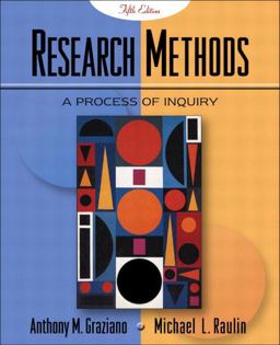 Research Methods A Process of Inquiry 5th 9780205360659 Front Cover