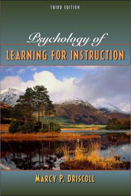 Psychology of Learning for Instruction 3rd 9780205375196 Front Cover