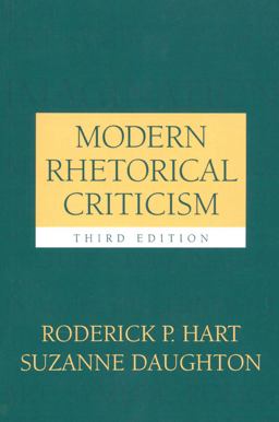 Modern Rhetorical Criticism 3rd 9780205377992 Front Cover