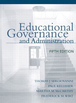 Educational Governance and Administration 5th 9780205380862 Front Cover