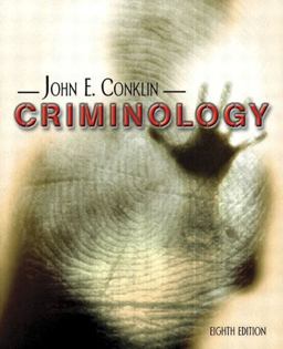 Criminology 8th 9780205381777 Front Cover