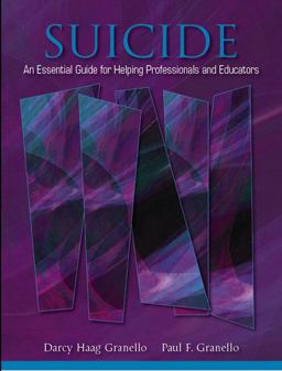 Suicide An Essential Guide for Helping Professionals and Educators  9780205386734 Front Cover