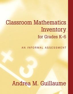 Classroom Mathematics Inventory for Grades K-6 An Informal Assessment  9780205402649 Front Cover