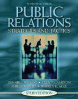 Public Relations, Strategies and Tactics