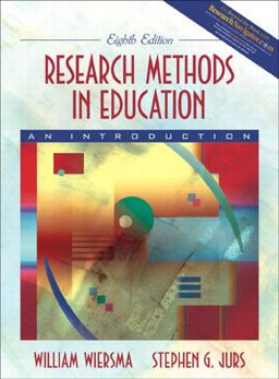 Research Methods in Education An Introduction 8th 9780205406098 Front Cover