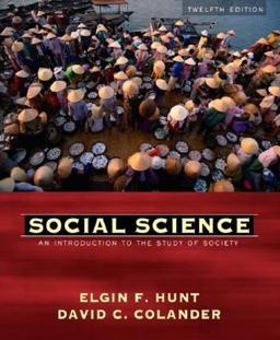 Social Science An Introduction to the Study of Society 12th 9780205408474 Front Cover