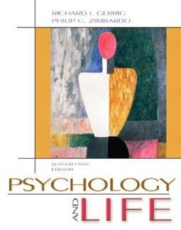 Psychology and Life 17th 9780205417995 Front Cover