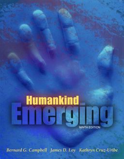 Humankind Emerging 9th 9780205423804 Front Cover