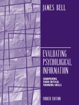 Evaluating Psychological Information Evaluating Psychological Information