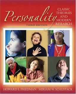 Personality Classic Theories and Modern Research 3rd 9780205439652 Front Cover