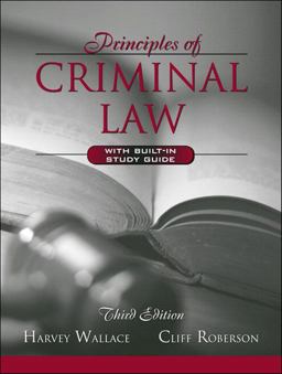 Principles of Criminal Law (with Built-in Study Guide) 3rd 9780205444182 Front Cover
