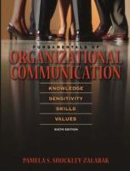Fundamentals of Organizational Communication 6th 9780205453504 Front Cover