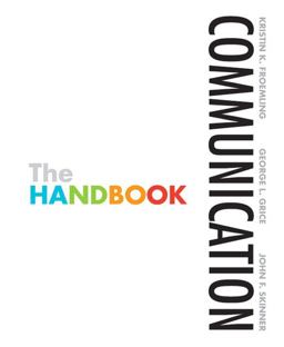 Communication The Handbook  9780205467372 Front Cover