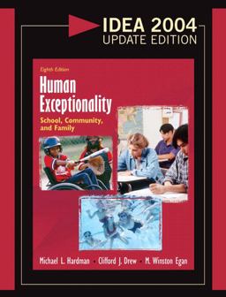 Human Exceptionality: School, Community, And Family,  9780205470341 Front Cover