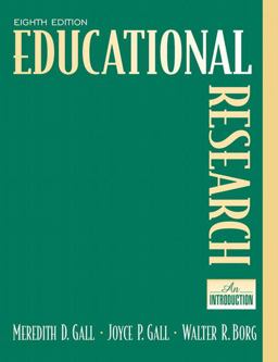 Educational Research An Introduction 8th 9780205488490 Front Cover