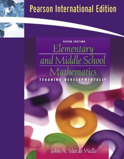 Elementary and Middle School Mathematics